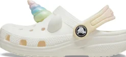 CROCS Classic IAM regnbue Unicorn - CHALK- Sandaler Med Lukket Tå