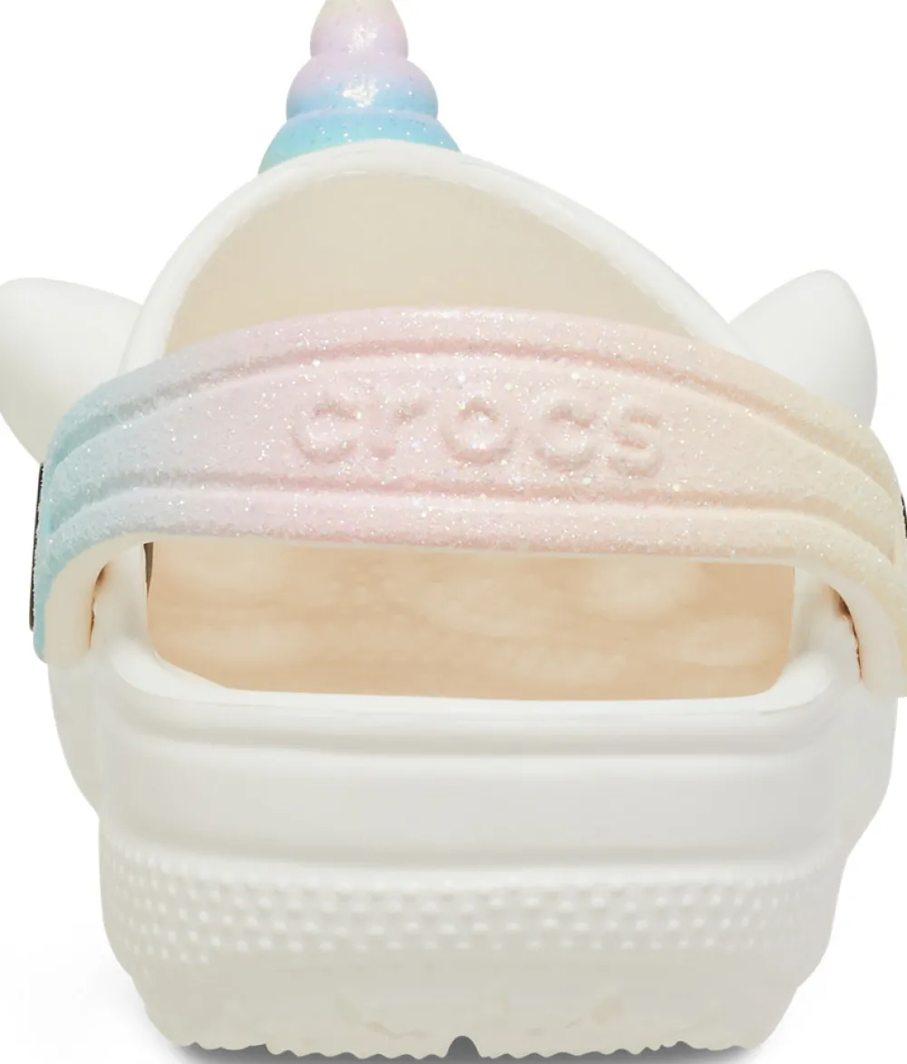CROCS Classic IAM regnbue Unicorn - CHALK- Sandaler Med Lukket Tå