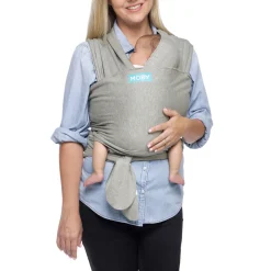 Moby Classic strækvikle - grey- Bæreseler & Vikler