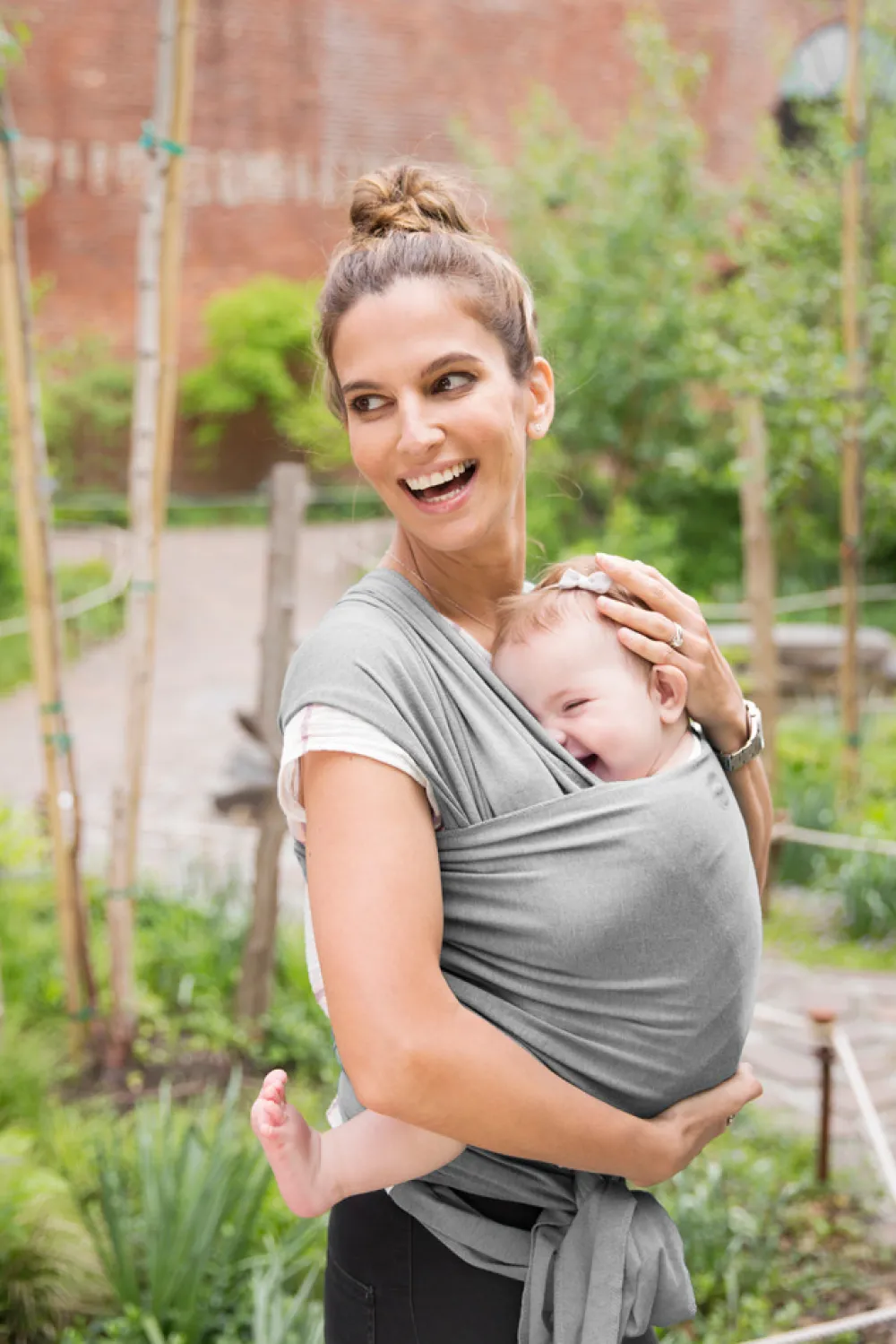 Moby Classic strækvikle - grey- Bæreseler & Vikler