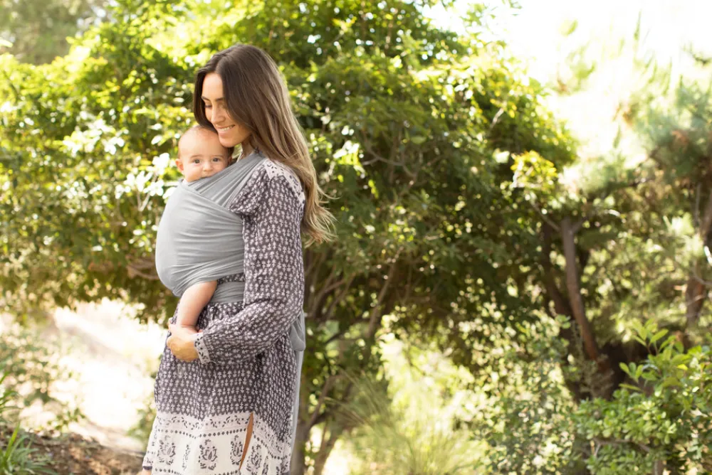 Moby Classic strækvikle - grey- Bæreseler & Vikler