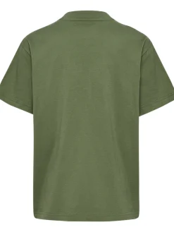 hummel Clean t-shirt kortærmet - OLIVINE- T-Shirts & Toppe