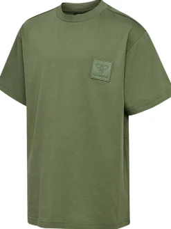 hummel Clean t-shirt kortærmet - OLIVINE- T-Shirts & Toppe