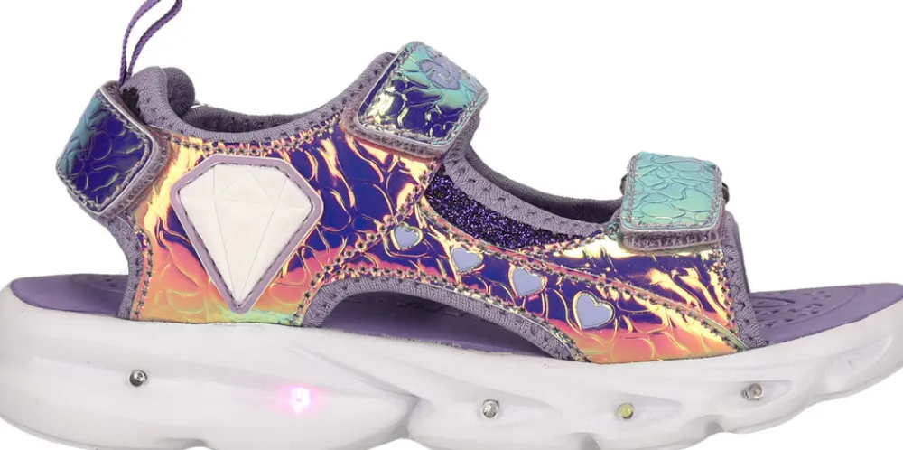 ZIG ZAG Clematis sandal med lys - 4113- Sandaler Med Blink|Sandaler Med Åben Tå