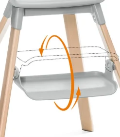 Stokke® Clikk højstol - white-Børn Højstole Med Tilbehør