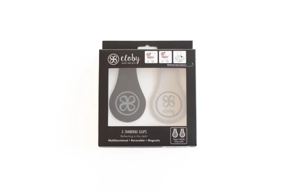 Cloby Reflex Clips - sort- Øvrige|Solskærme & Kalecher