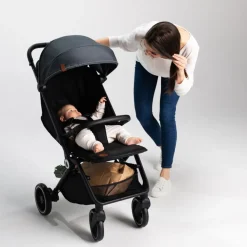 Lionelo Cloe klapvogn - black onyx- Klapvogne Med Flade Sæder|Rejseklapvogne