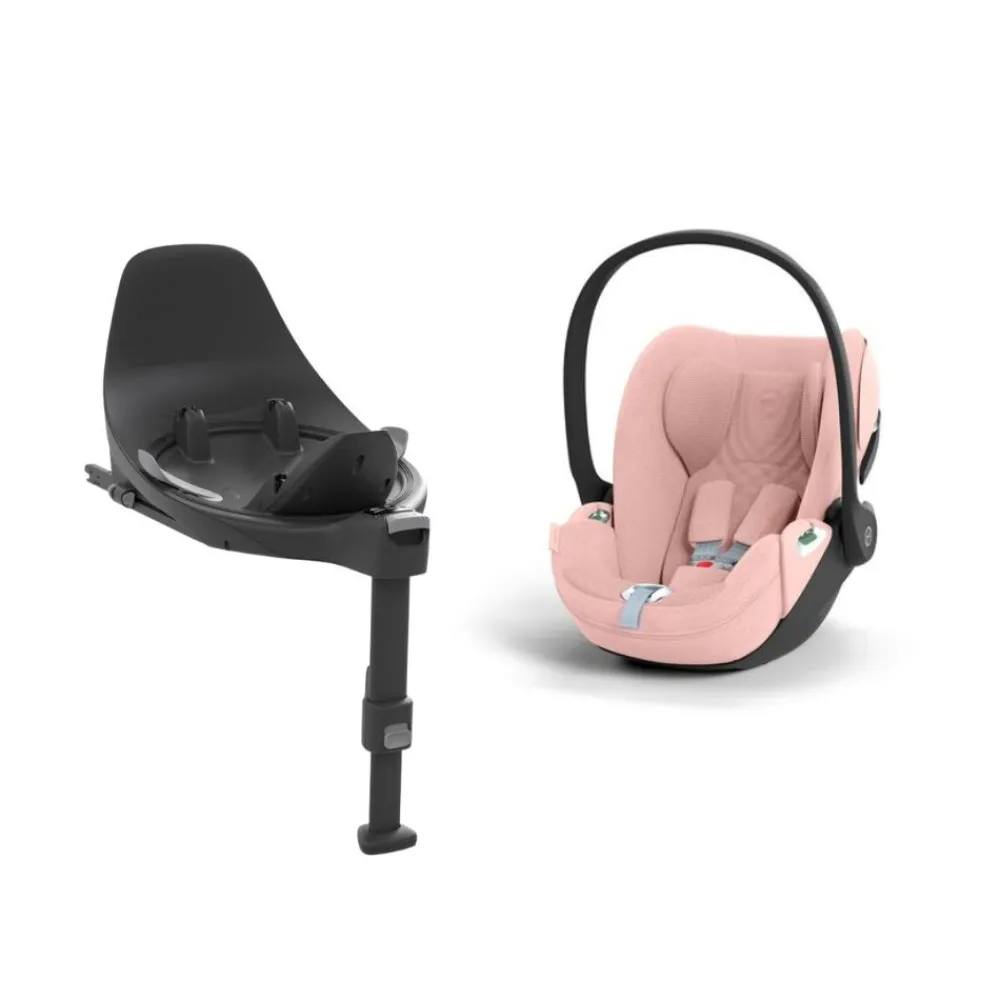 Cybex Cloud T i-Size PLUS inkl. base - peach pink- Autostole 40-87 Cm (0-15 Mdr.)
