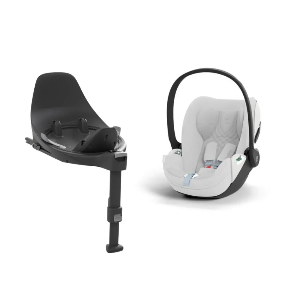 Cybex Cloud T i-Size PLUS inkl. base - Platinium white- Autostole 40-87 Cm (0-15 Mdr.)