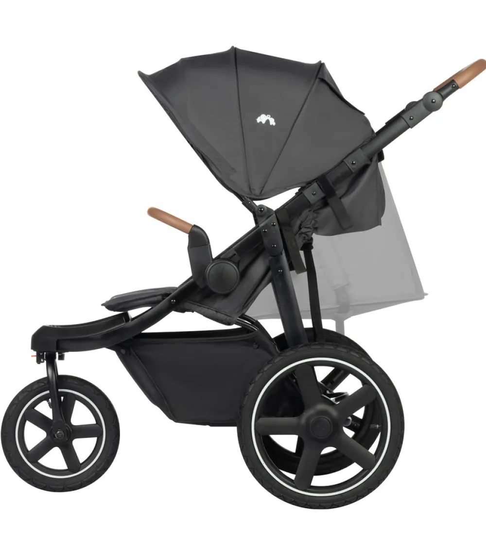 Bebeconfort Cloudy mineral graphite- Klapvogne Med Flade Sæder