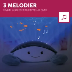 ZAZU CODY Projector Ocean, krabbe-Børn White Noise Og Højtalere|Lamper