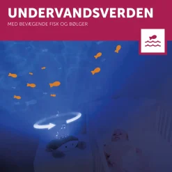ZAZU CODY Projector Ocean, krabbe-Børn White Noise Og Højtalere|Lamper