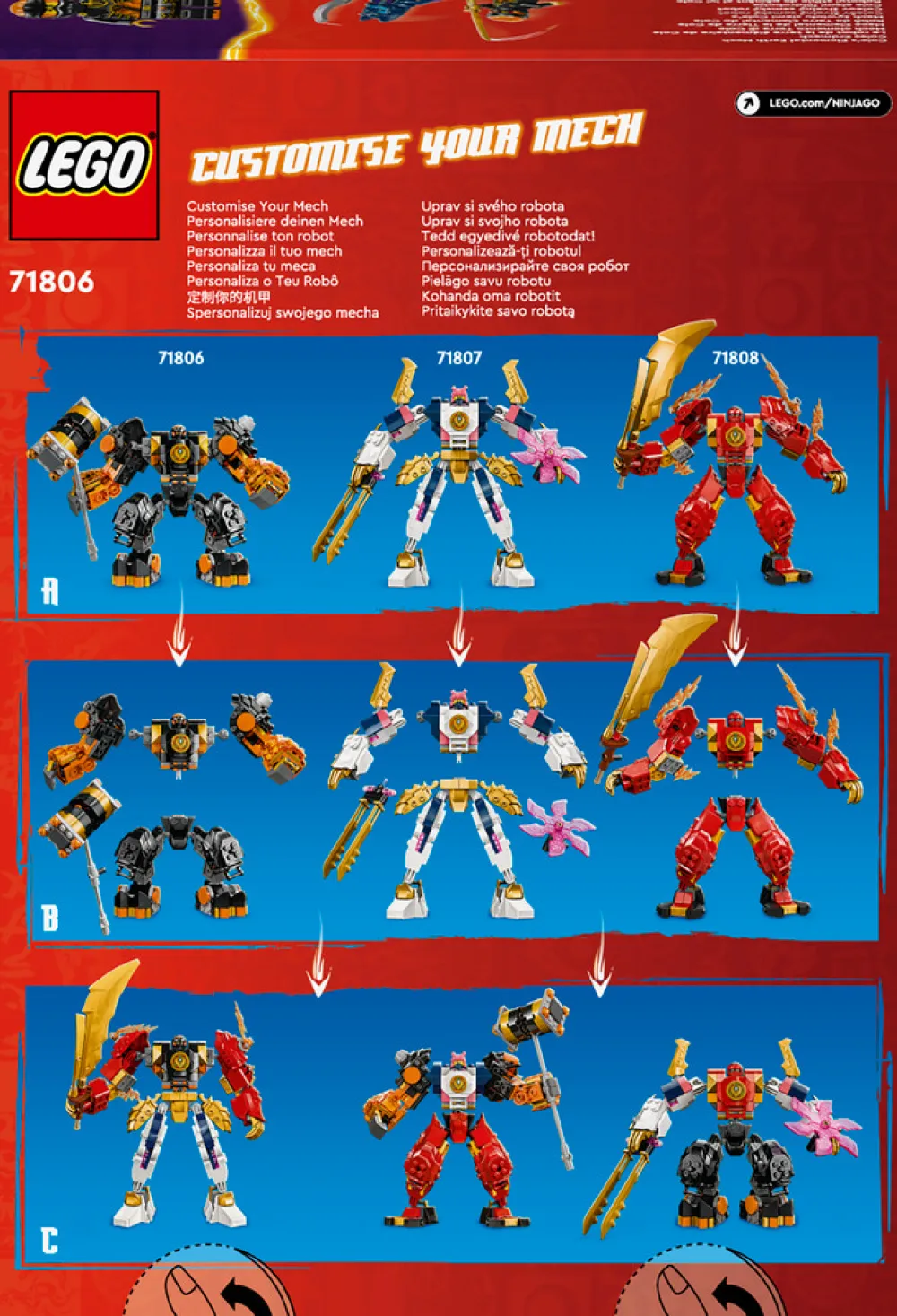 LEGO Ninjago Coles jord-elementrobot 71806 LEGO® NINJAGO®- Lego