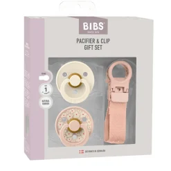 BIBS Colour Sut & Suttesnor Gavesæt Latex Str 1 - Blush- Suttesnore Og Suttebokse|Sutter