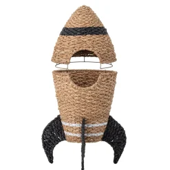 Bloomingvillemini Cosmina Kurv m/Låg, Natur, Søgræs-Børn Kurve