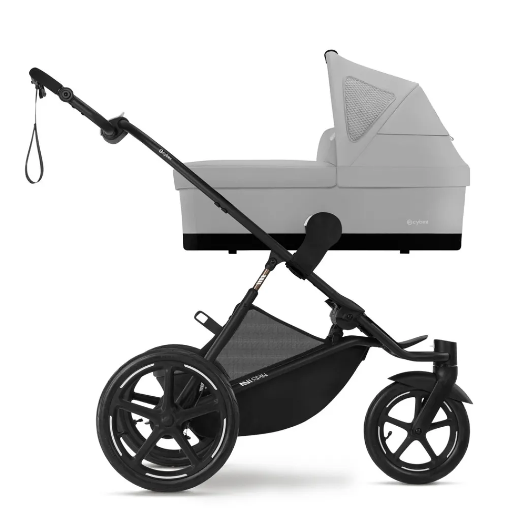 Cybex Cot S Avi Spin - Fog Grey- Liggedele Til Kombivogne