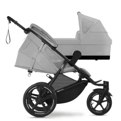 Cybex Cot S Avi Spin - Fog Grey- Liggedele Til Kombivogne