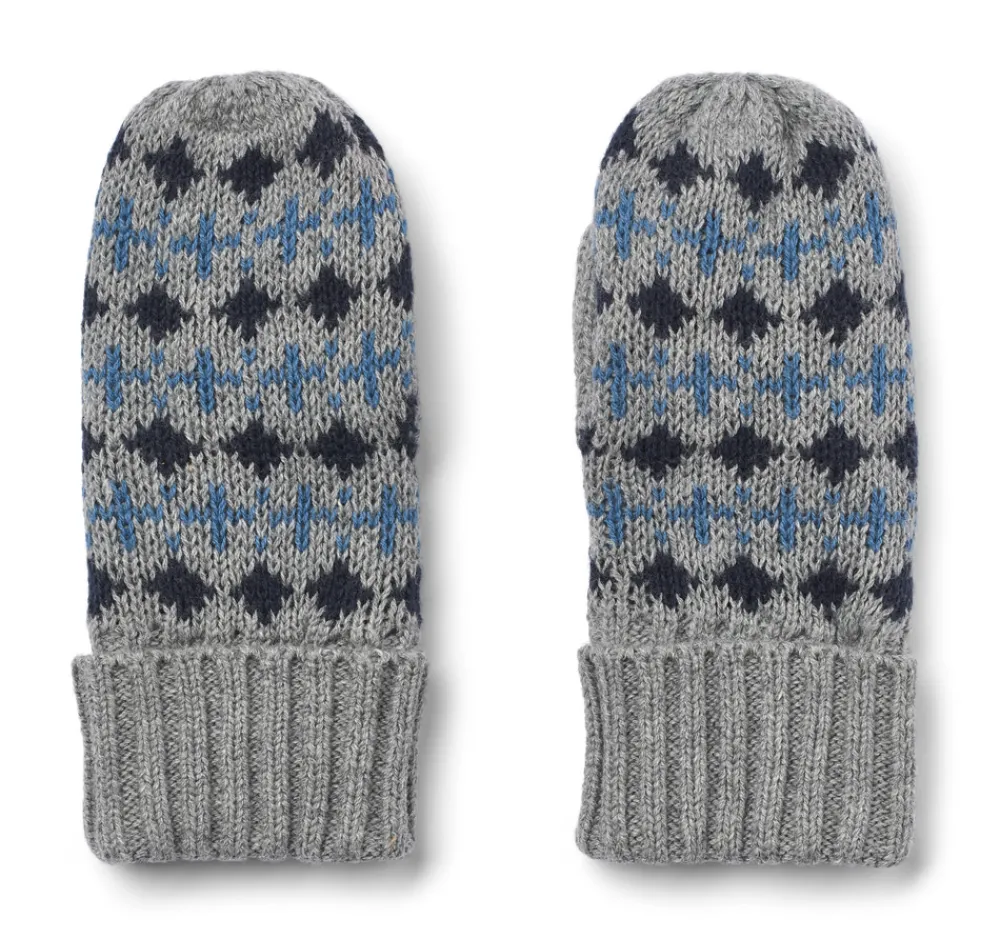 Wheat Cotta Jacquard Luffer - Grey melange- Luffer & Vanter