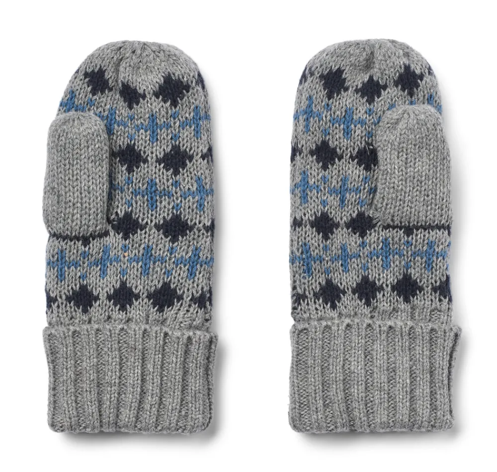 Wheat Cotta Jacquard Luffer - Grey melange- Luffer & Vanter