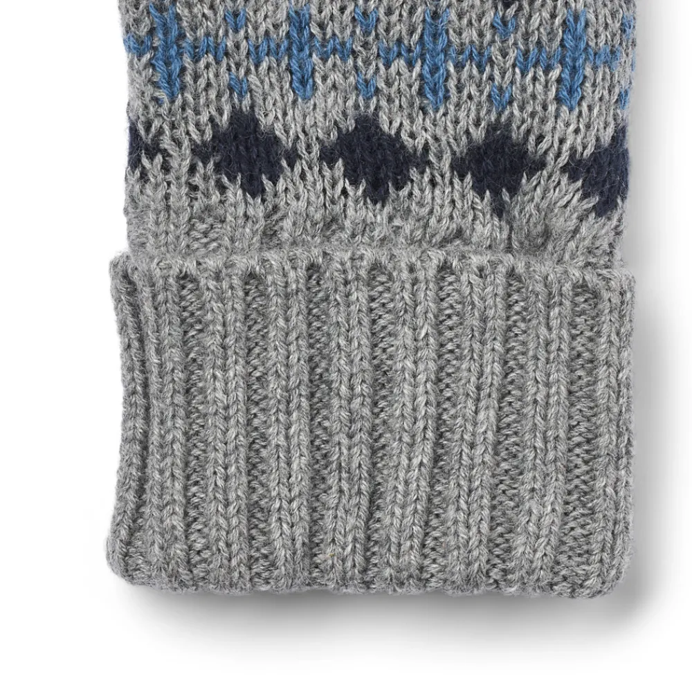 Wheat Cotta Jacquard Luffer - Grey melange- Luffer & Vanter