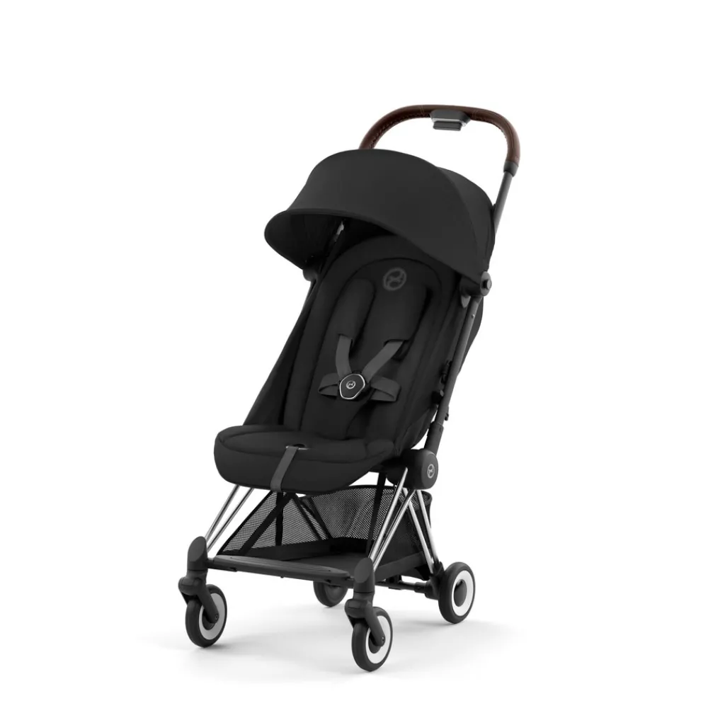 Cybex Coya - Chrome Dark Brown Sepia Black- Rejseklapvogne