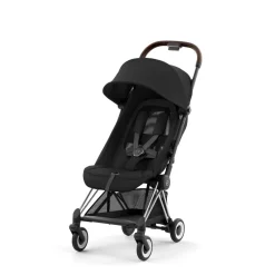 Cybex Coya - Chrome Dark Brown Sepia Black- Rejseklapvogne