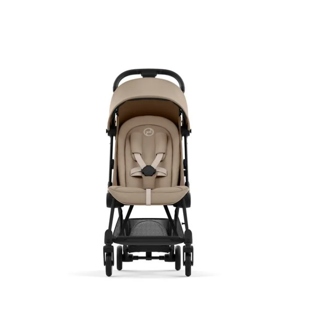Cybex COYA - Matt Black Cozy Beige- Rejseklapvogne