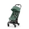 Cybex Coya - Matt Black Leaf Green- Rejseklapvogne