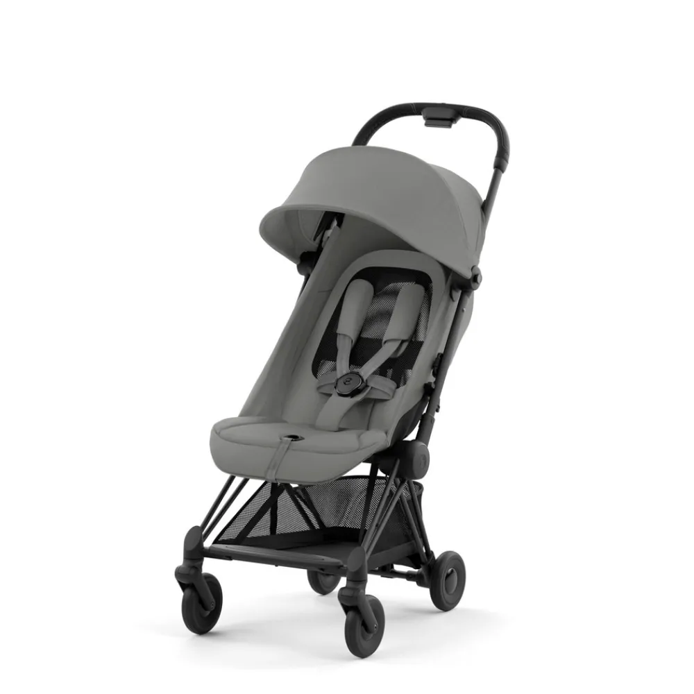 Cybex Coya - Matt Black Mirage Grey- Rejseklapvogne