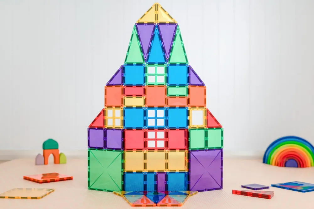 CONNETIX Creative Pack - magnetsæt 102 dele - rainbow- Magnetlegesæt