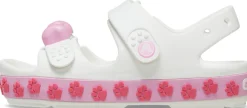 CROCS Crocband Cruiser Pet Sandal T - WHITE/PINK- Sandaler Med Åben Tå
