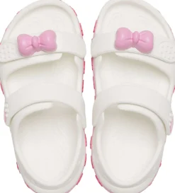 CROCS Crocband Cruiser Pet Sandal T - WHITE/PINK- Sandaler Med Åben Tå