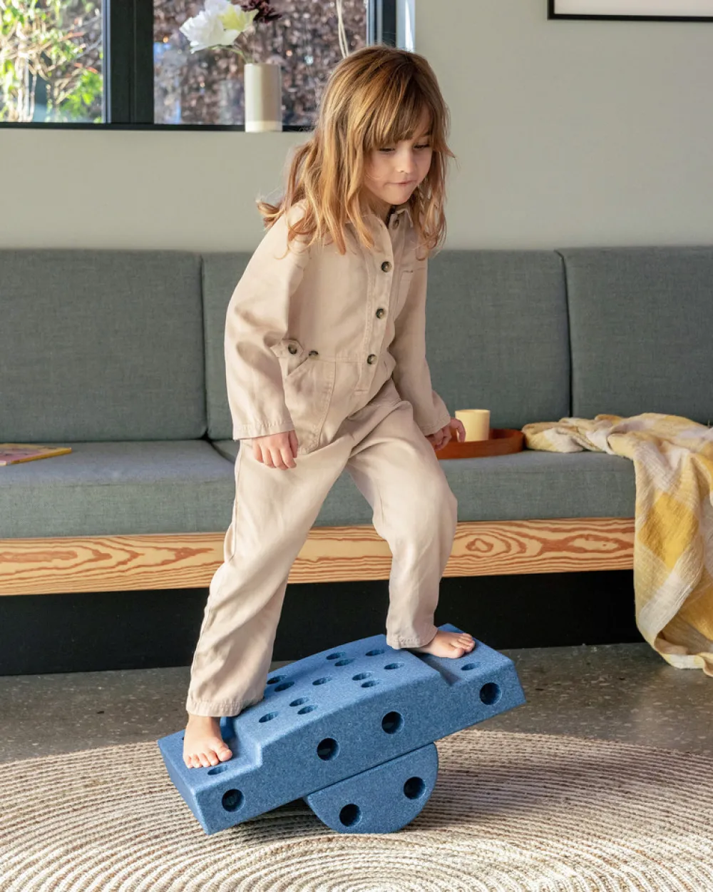 MODU Curiosity Set Deep Blue / Sky Blue- Store Byggesæt|Tumlemøbler