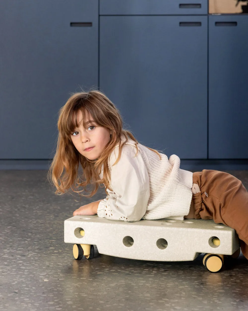 MODU Curiosity Set Sand Grey / Honey Yellow- Store Byggesæt|Tumlemøbler