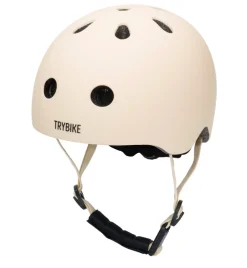 Trybike Cykelhjelm med retrolook – cremefarvet XS- Cykelhjelme & Tilbehør|Cykelstole & Hjelme