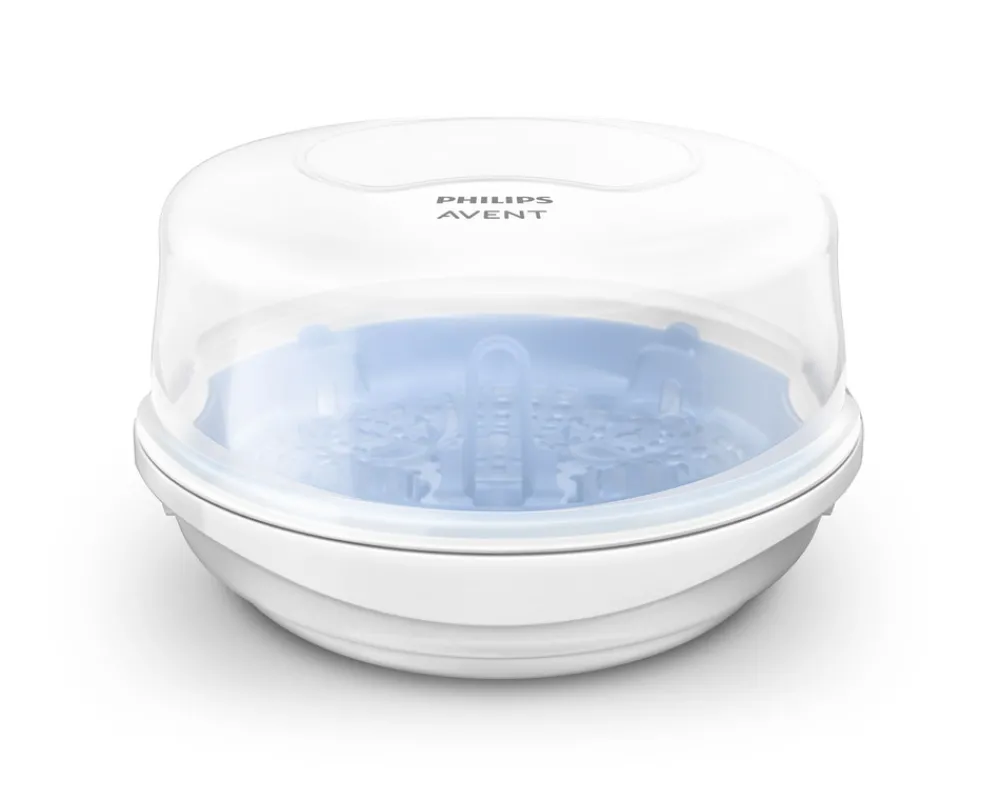 Philips Avent Dampsterilisator t/mikrobølge- Tilberedning & Rengøring|Sutteflasker