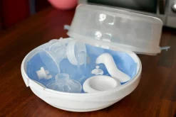 Philips Avent Dampsterilisator t/mikrobølge- Tilberedning & Rengøring|Sutteflasker