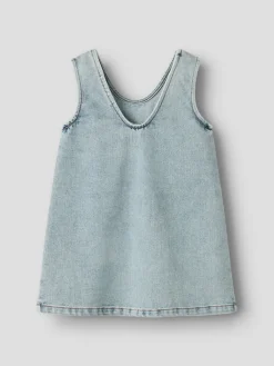 Lil' Atelier Darlee Doa Denim Spencer - BLUE DENIM- Kjoler