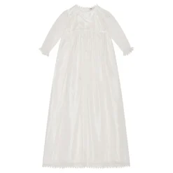 Jocko Dåbskjole i tyl - Off White- Dåbskjoler, Sæt & Tilbehør