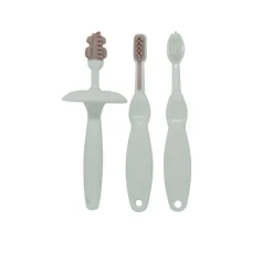 Oopsy 3delt trænings tandbørste sæt, blomme- Plejeartikler Til Baby