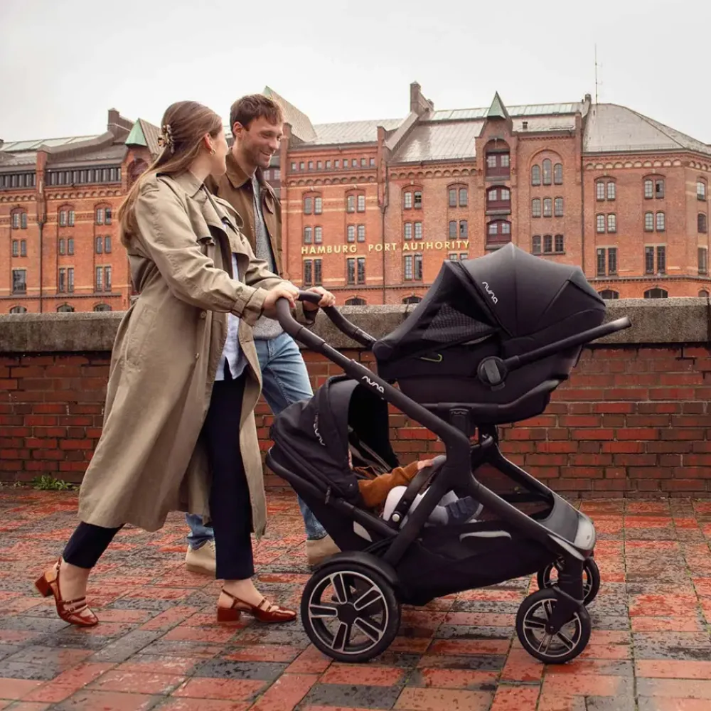 Nuna Demi Next søskendevogn - Caviar- Søskende/Tvillingevogne