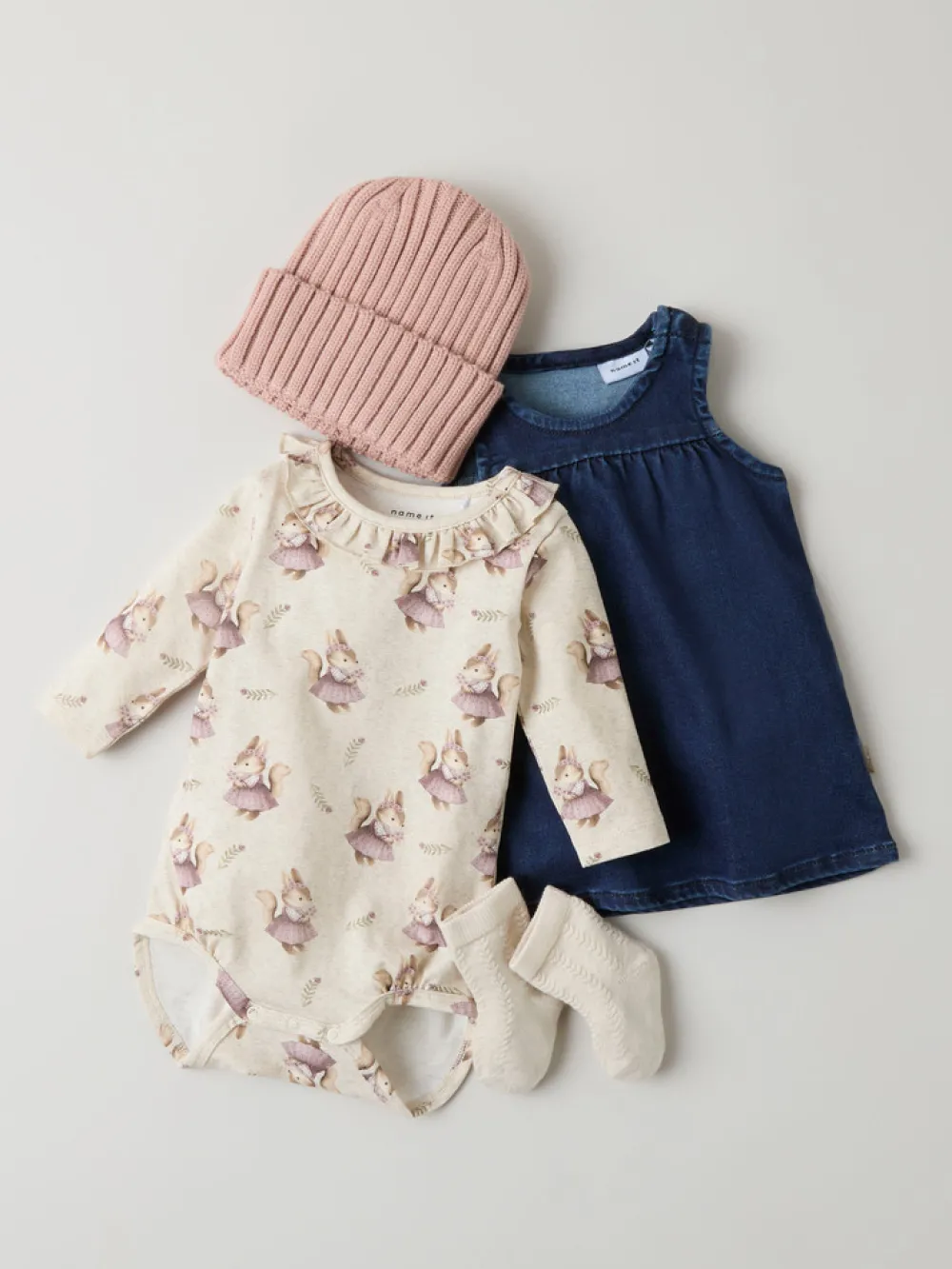 NAME IT Denim Spencer - Dark Blue Denim- Kjoler