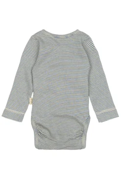 PETIT PIAO Dian Body Langærmet - True Navy/Dark Off White- Bodystocking Langærmet