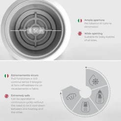 Nuvita Digital flaskevarmer og sterilisator- Tilberedning & Rengøring