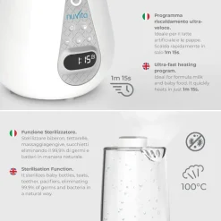Nuvita Digital flaskevarmer og sterilisator- Tilberedning & Rengøring