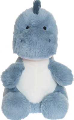 Teddykompaniet Dinoen Rex, plysdyr blå, 25 cm- Bamser