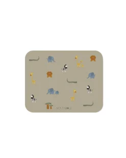 NOUI NOUI Dækkeserviet - safari oliven grå- Service