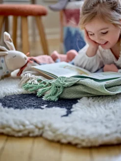 Bloomingvillemini Dolly Tæppe, Hvid, Uld-Børn Gulvtæpper