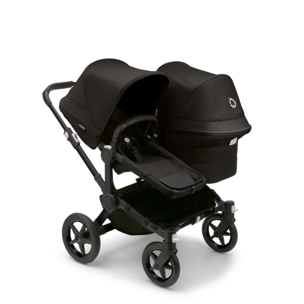 Bugaboo Donkey 5 duo extension complete - midnight black- Tilkøb Til Søskendevogne