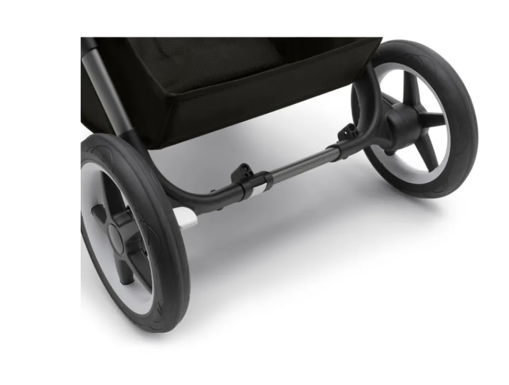 Bugaboo Donkey 5 mono complete - grey melange/graphite stel- Søskende/Tvillingevogne|Kombivogne Med Ergonomiske Sæder